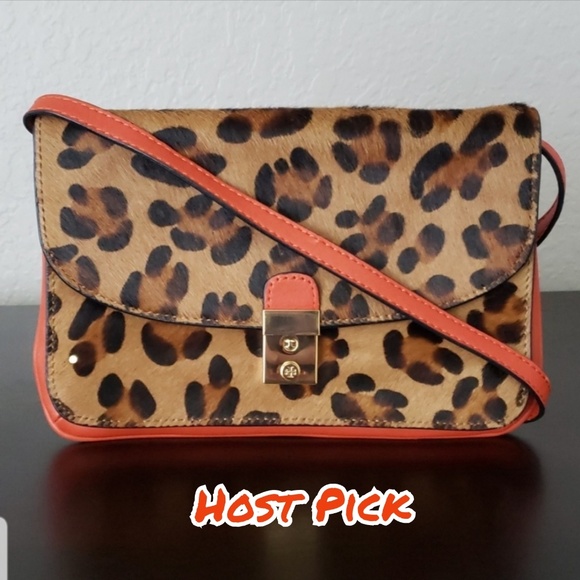 Tory Burch Handbags - Tory Burch Priscilla Haircalf Leopard Crossbody